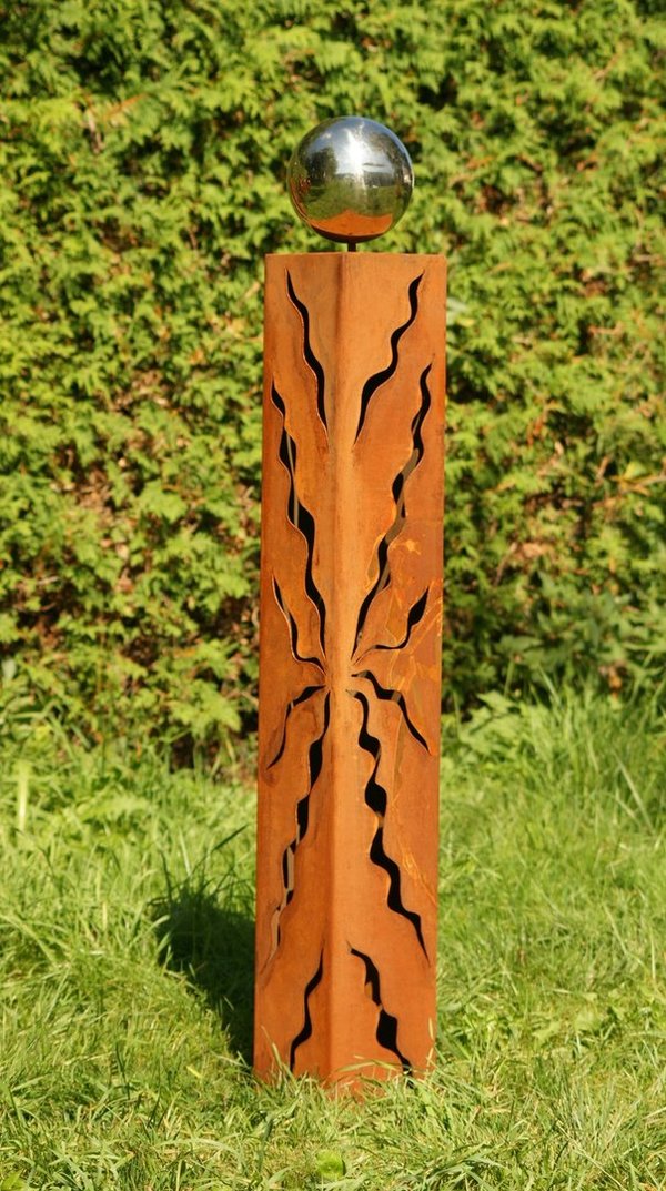 Gartensäule Rostsäule HENNA 80cm